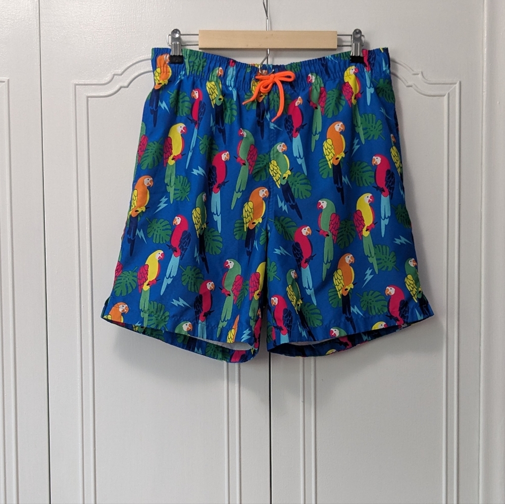 Wave Zone Tropical Print Swim Shorts